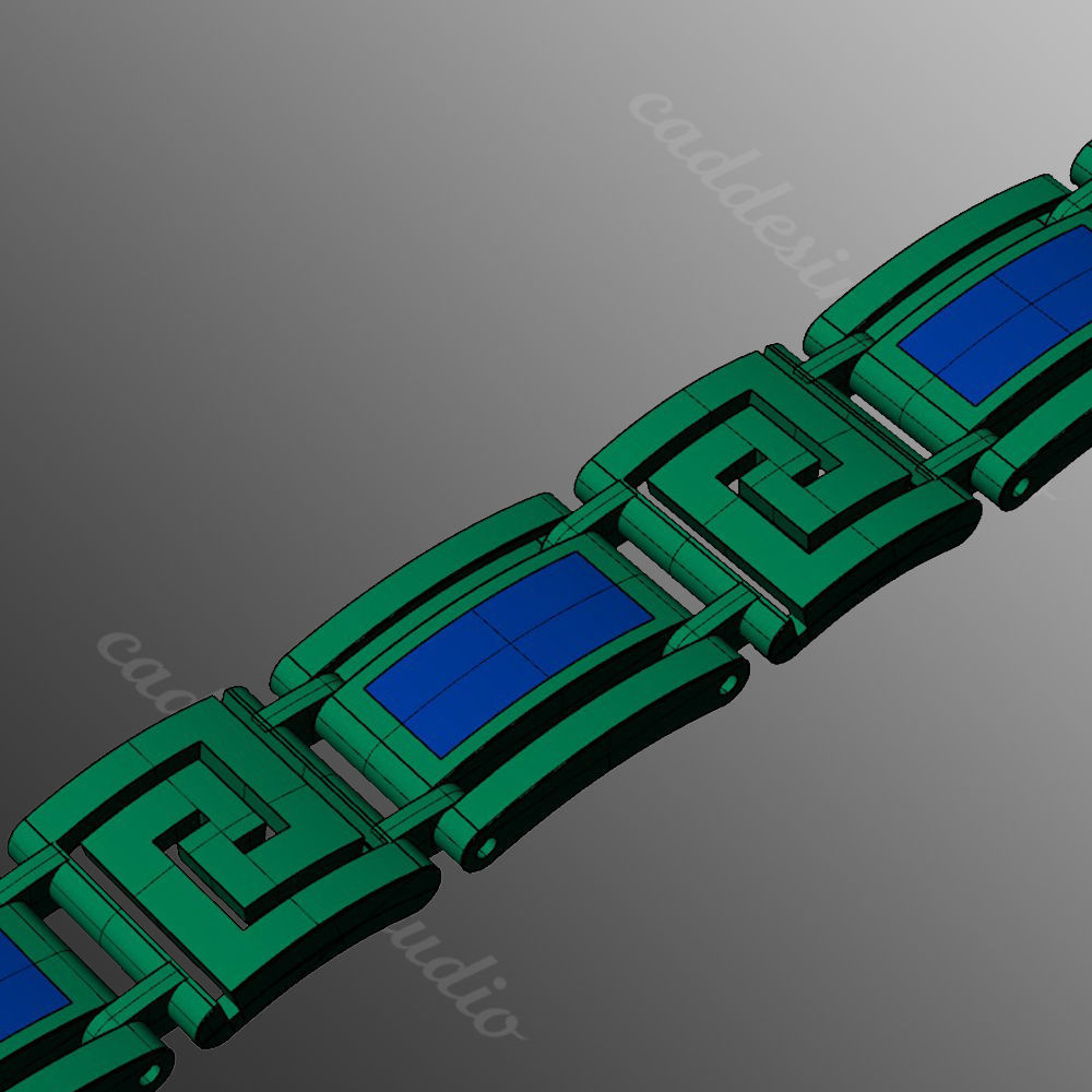 Bracelet od13 3D print model_2