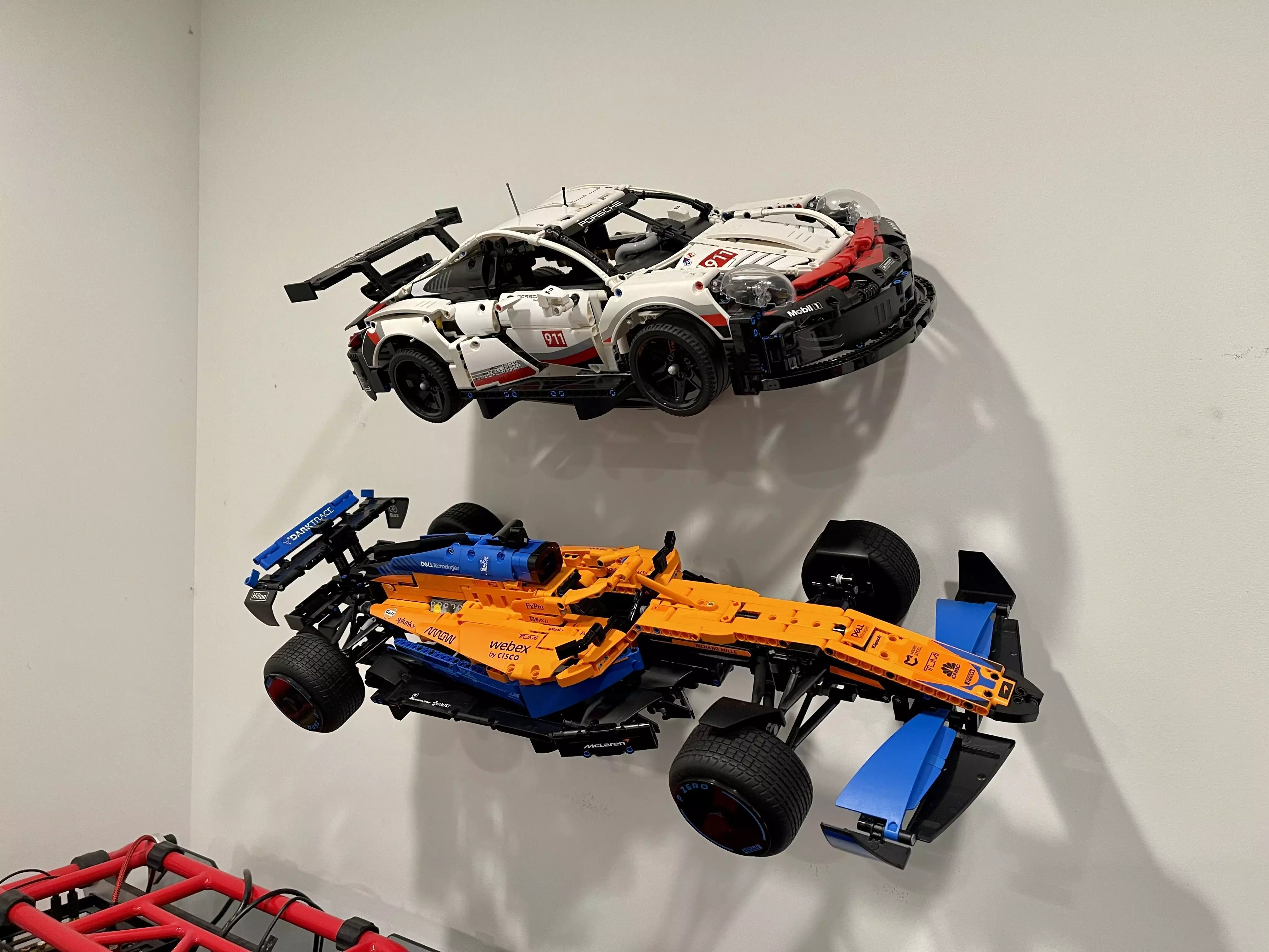 Mclaren F1 Lego wall mount 3D print model_0