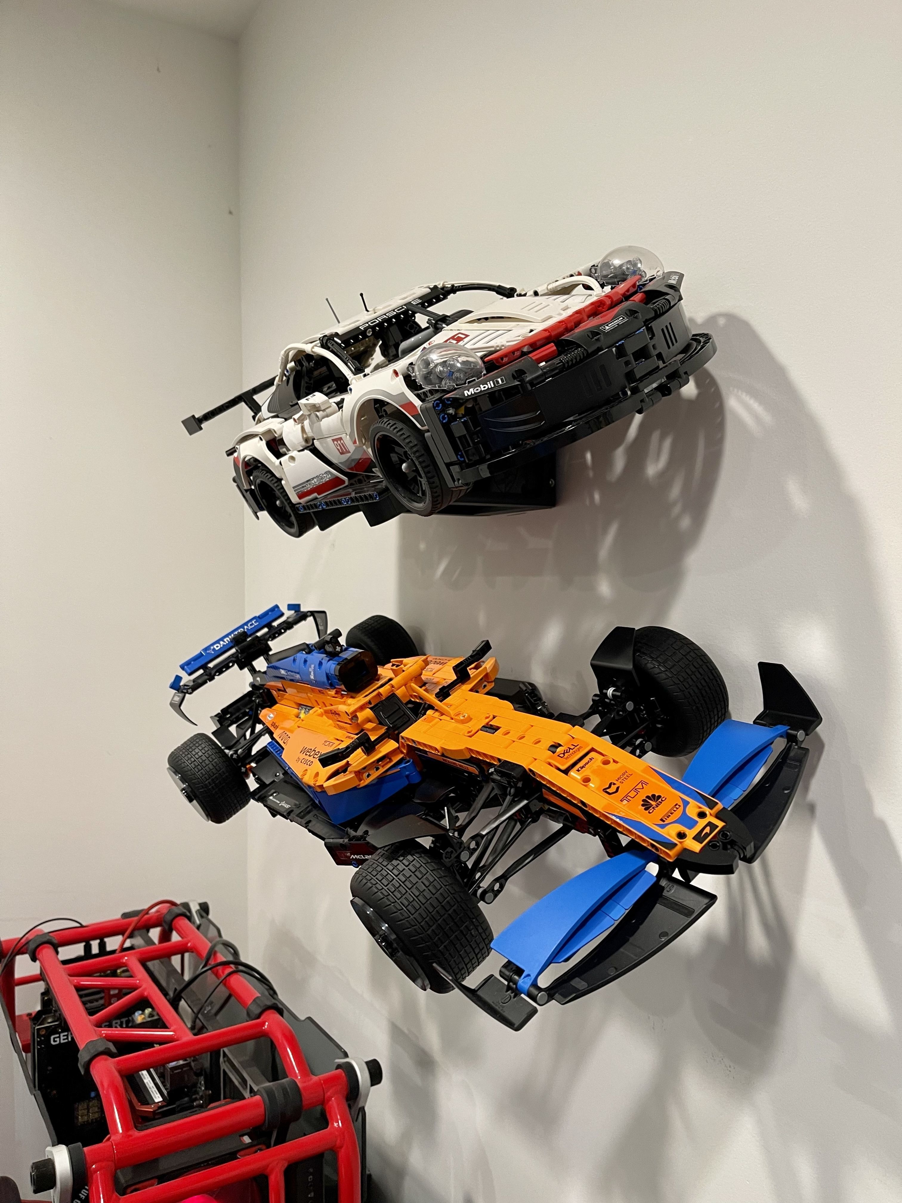 Mclaren F1 Lego wall mount 3D print model_1