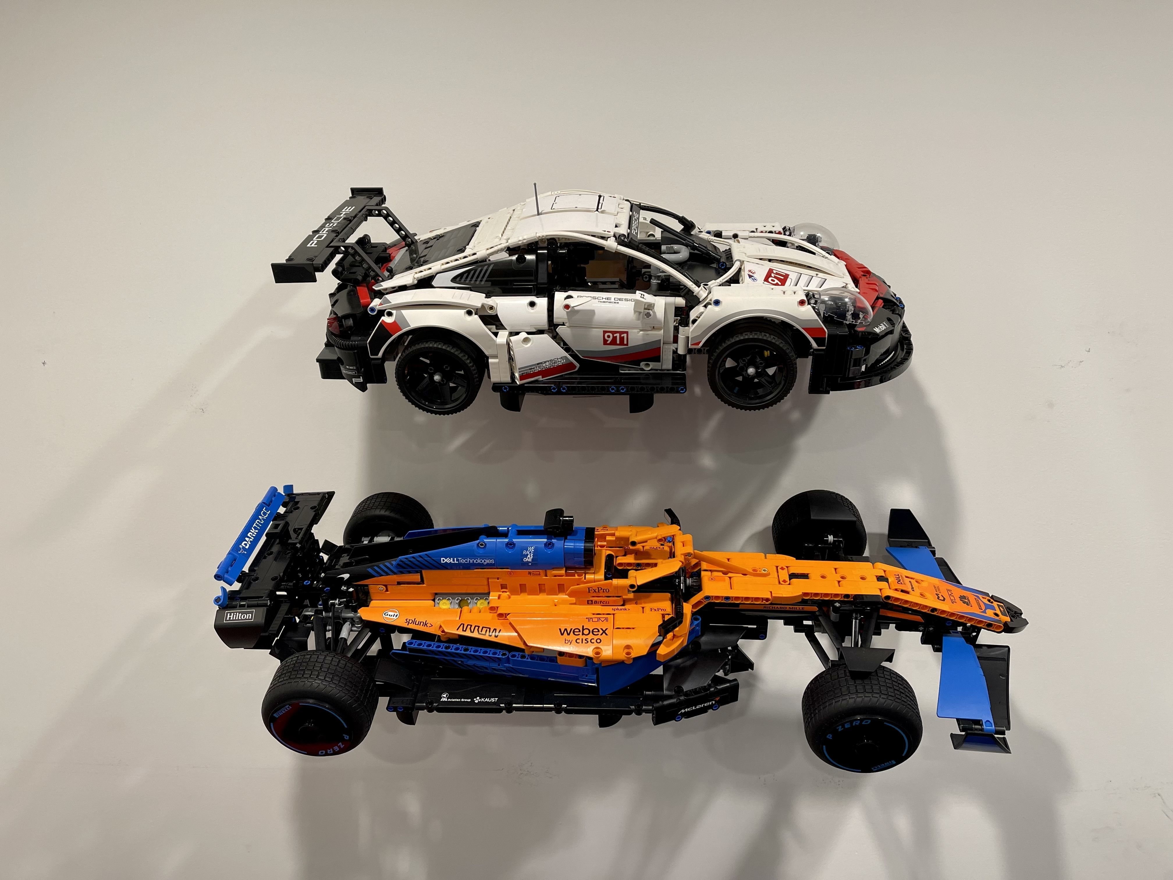 Mclaren F1 Lego wall mount 3D print model_2