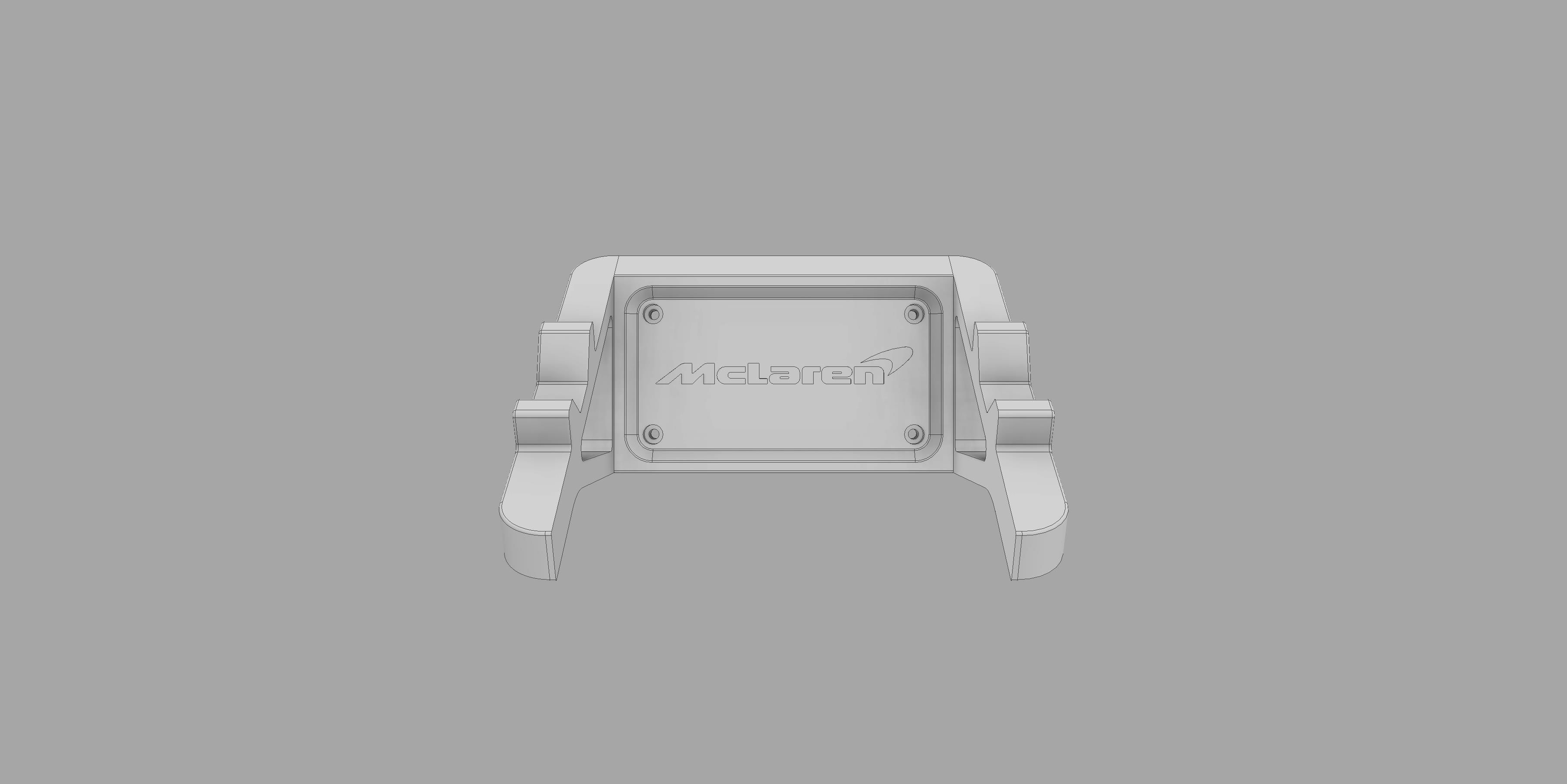 Mclaren F1 Lego wall mount 3D print model_3