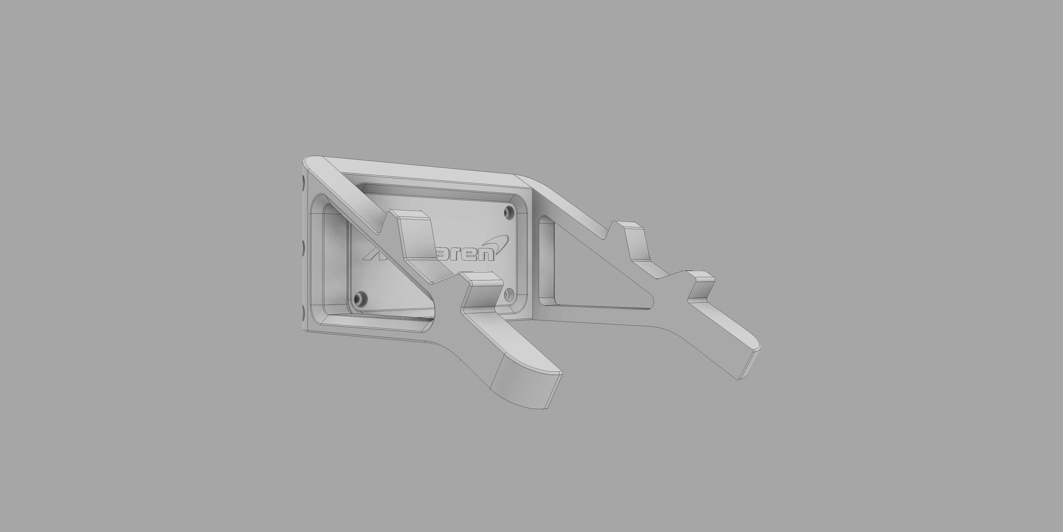 Mclaren F1 Lego wall mount 3D print model_6