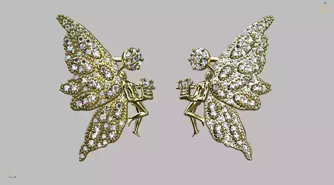 Butterfly earring
