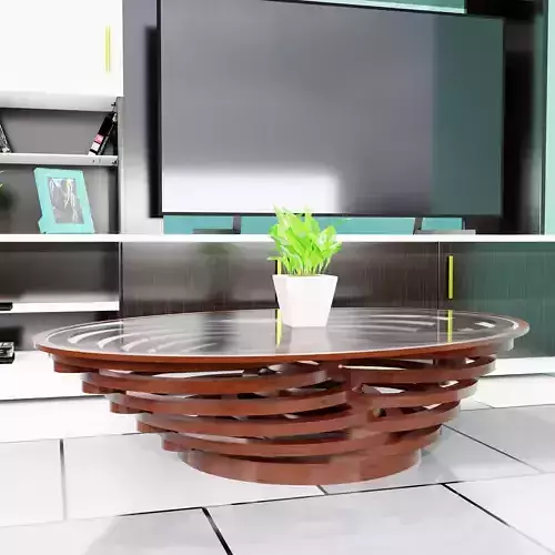 Wood Smart Table 3D model