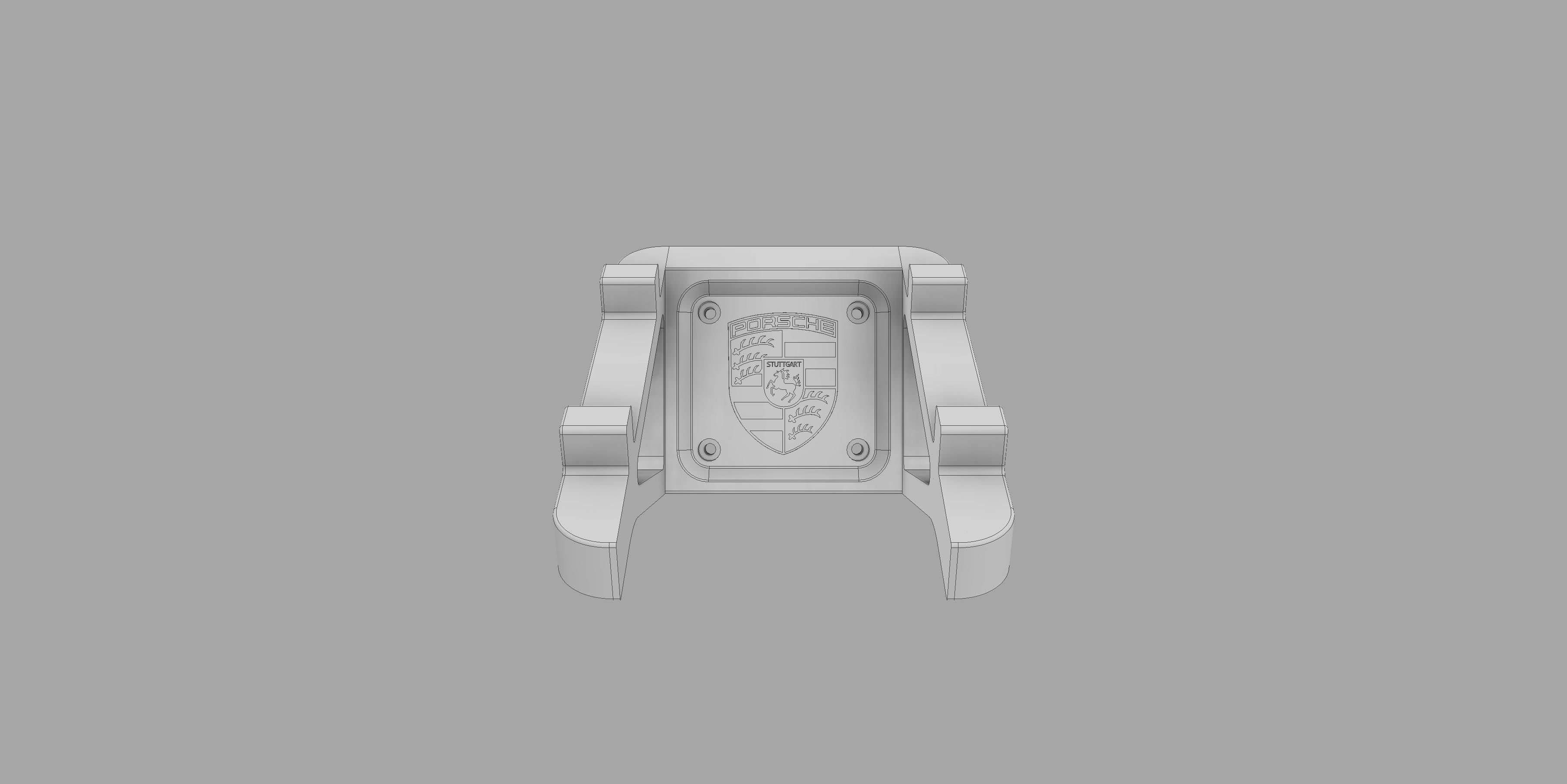 Porsche RSR Lego wall mount 3D print model_6