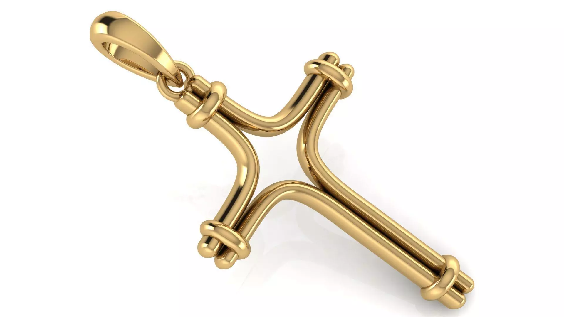 CROSS PENDANT CR88 3D print model_0