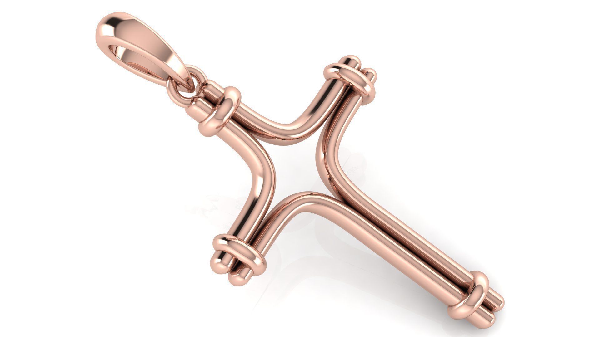CROSS PENDANT CR88 3D print model_2