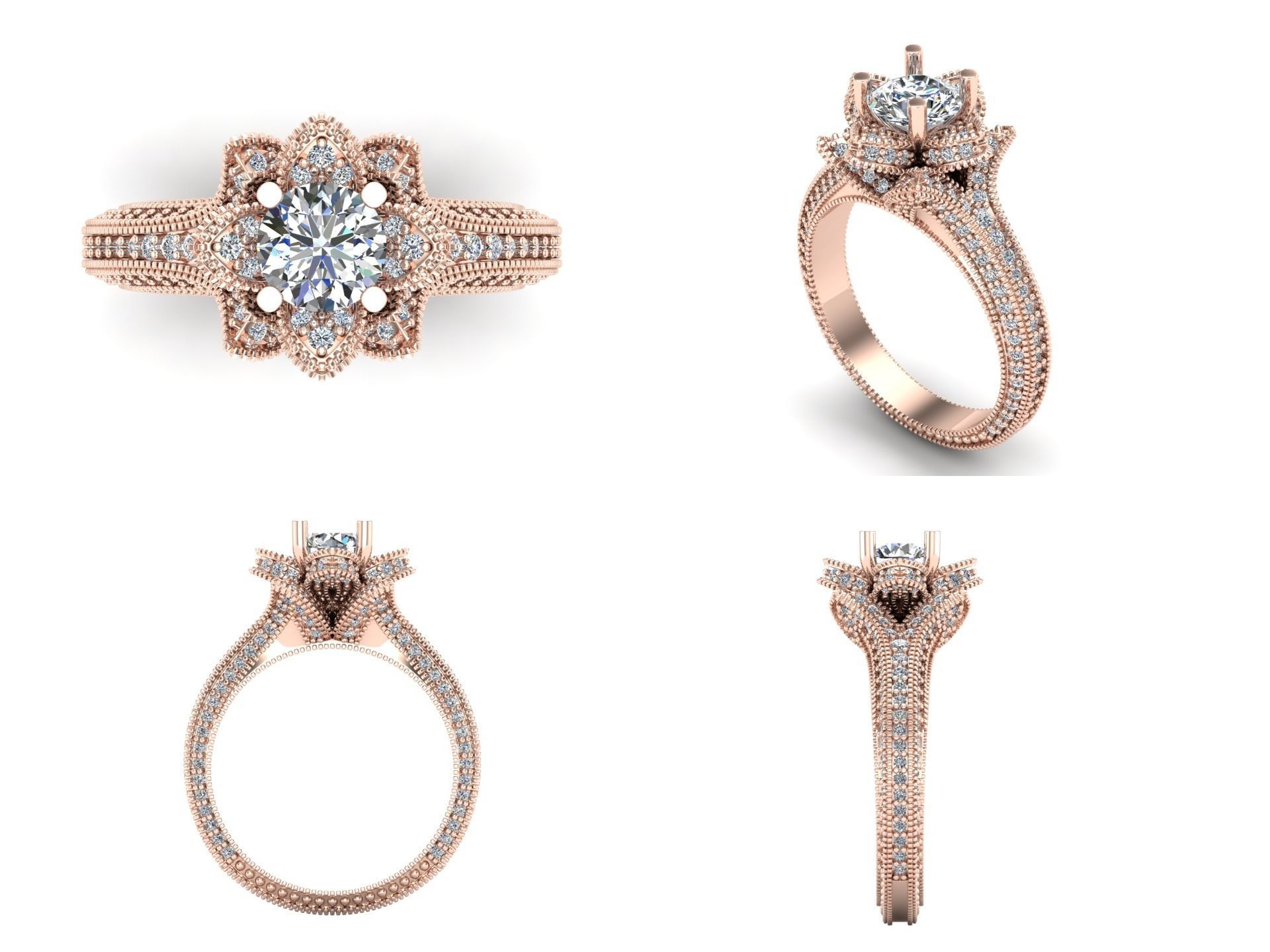 Ring rk 79 3D print model_3