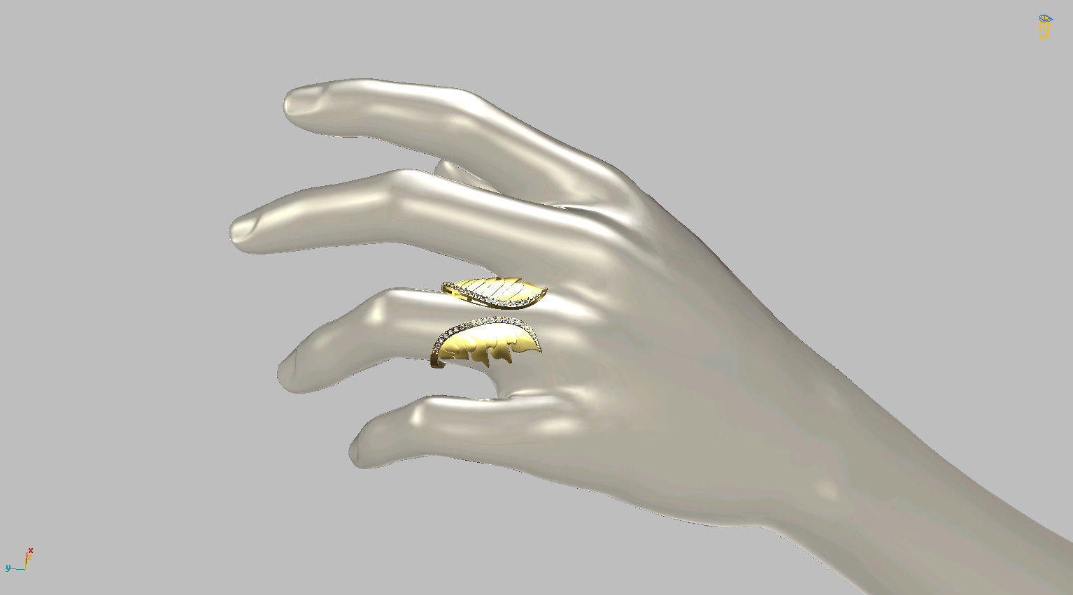 Angel Ring 3D print model_7