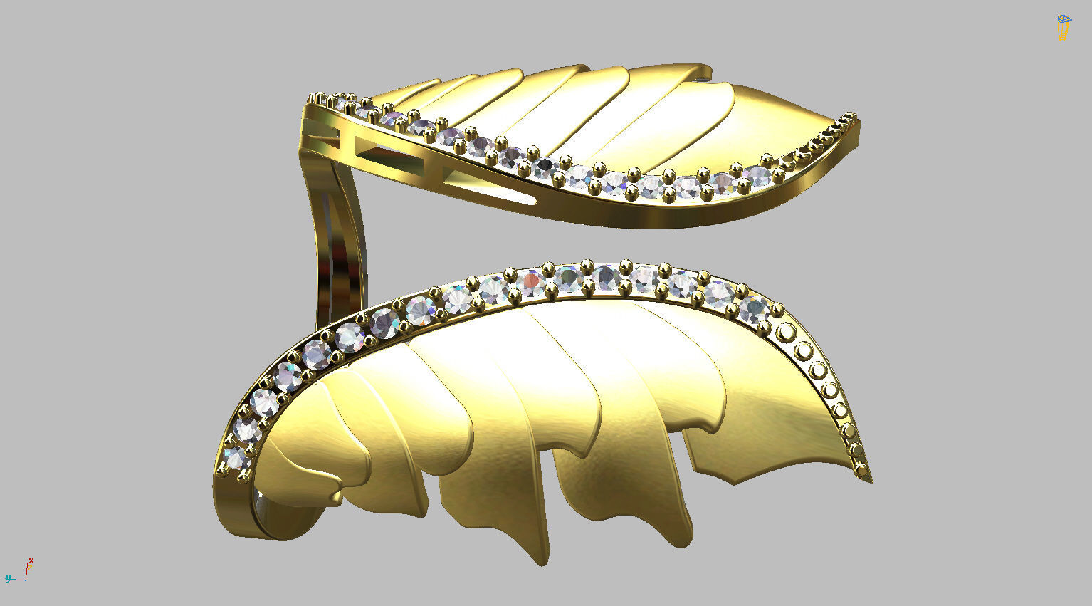 Angel Ring 3D print model_9