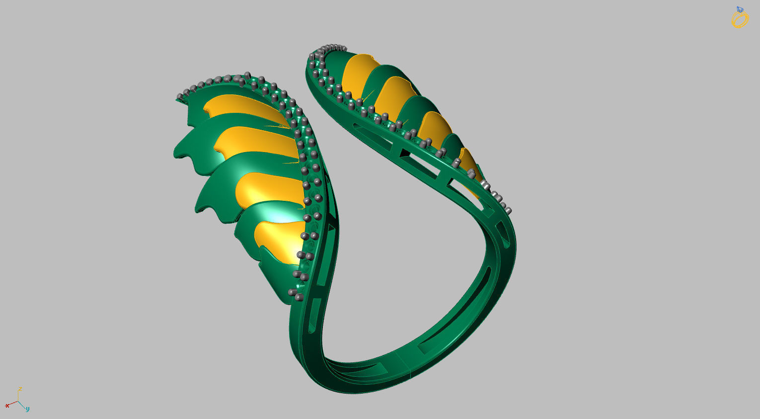 Angel Ring 3D print model_10