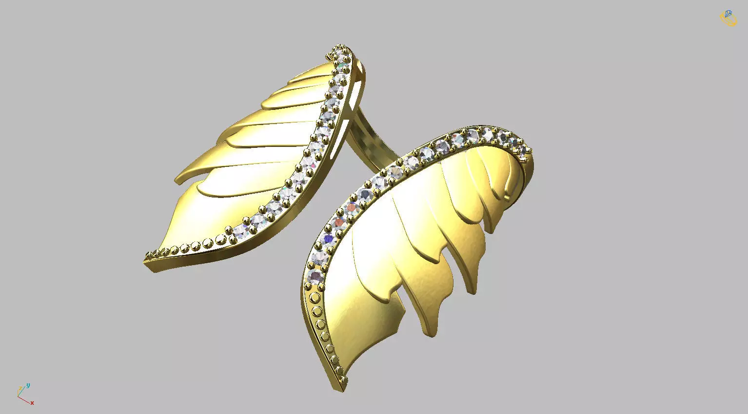 Angel Ring 3D print model_0