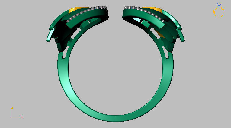 Angel Ring 3D print model_11