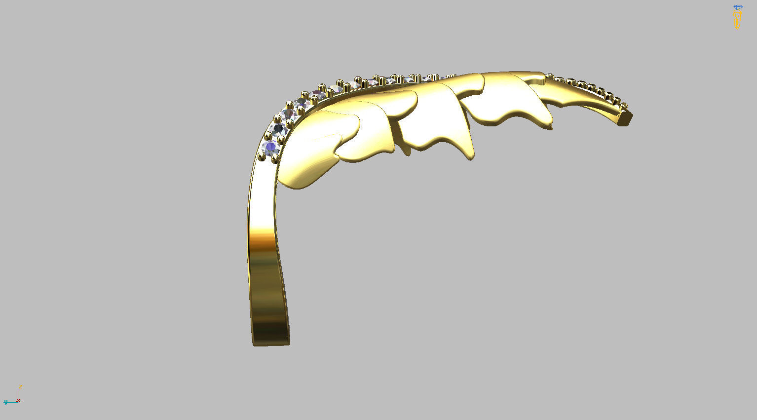 Angel Ring 3D print model_5