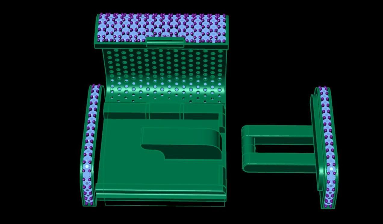 30MM Cuban Lock Chain System Full Iced 3D print model_11