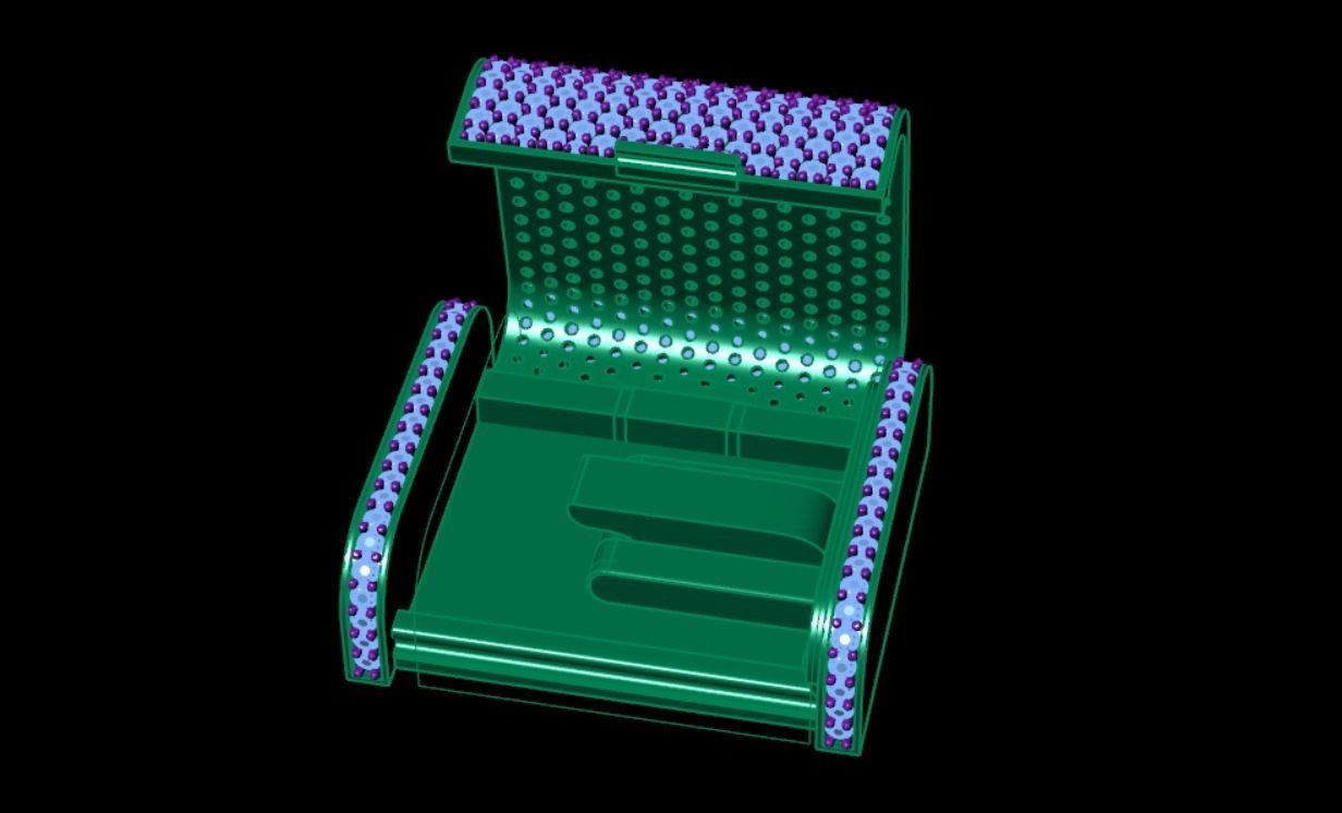 30MM Cuban Lock Chain System Full Iced 3D print model_8