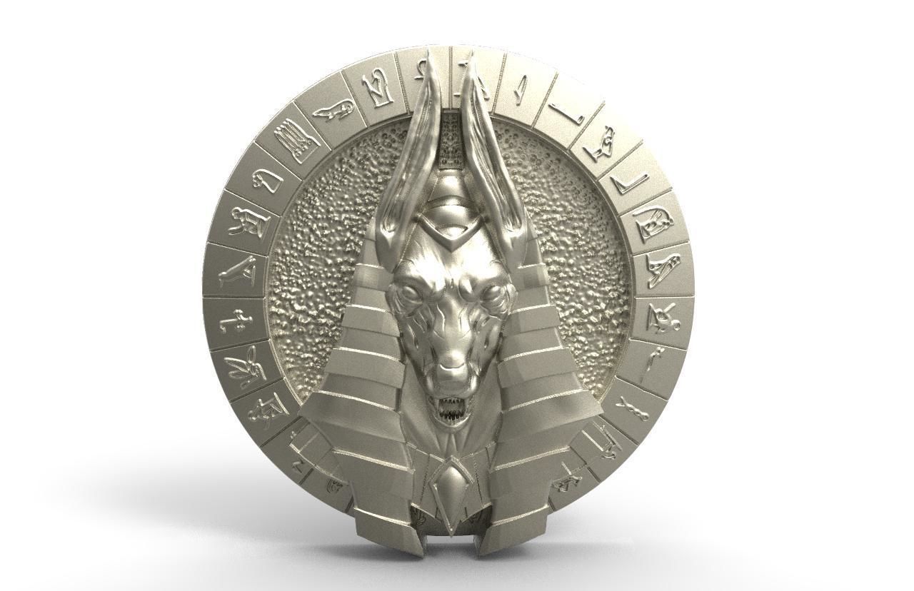 Anubis pendant 3 3D print model_6