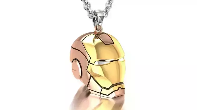 Iron Man Helmet Pendant