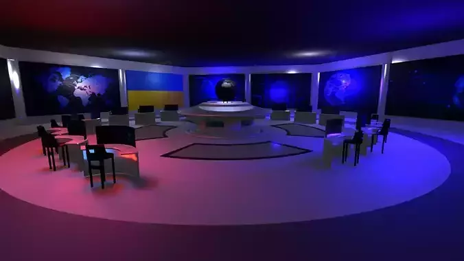 Command Center - Control Room- Military Base - Ukraine