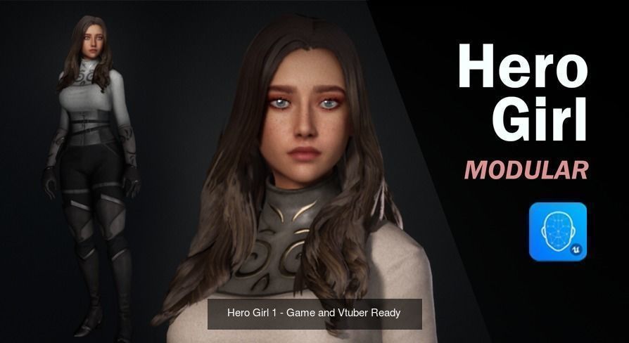 Fantasy RPG Girls - 5 Pack 3D Model Collection_3