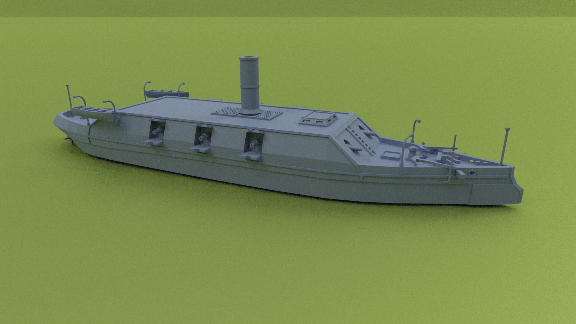 CSS Arkansas 3D model 3D printable | CGTrader