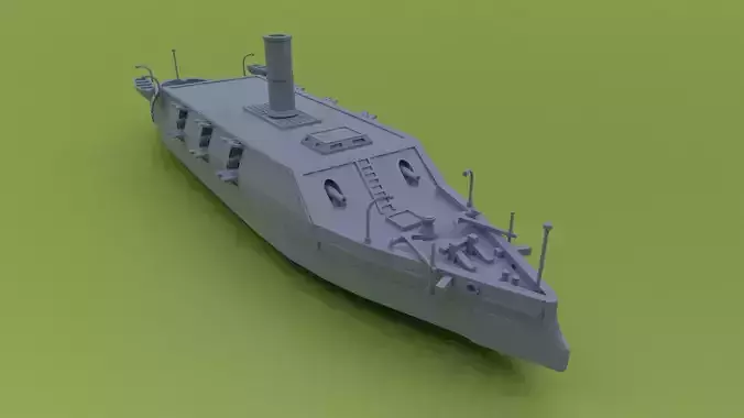 CSS Arkansas 3D print model