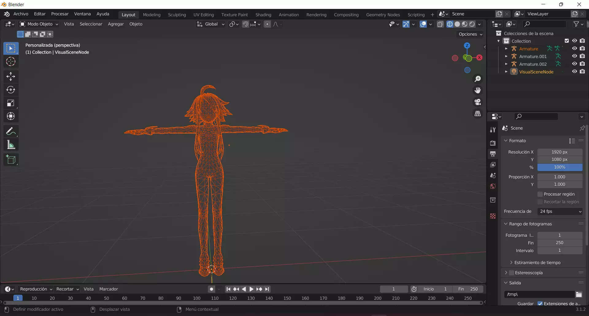 mega collection snow seven dwarves 3D model_0