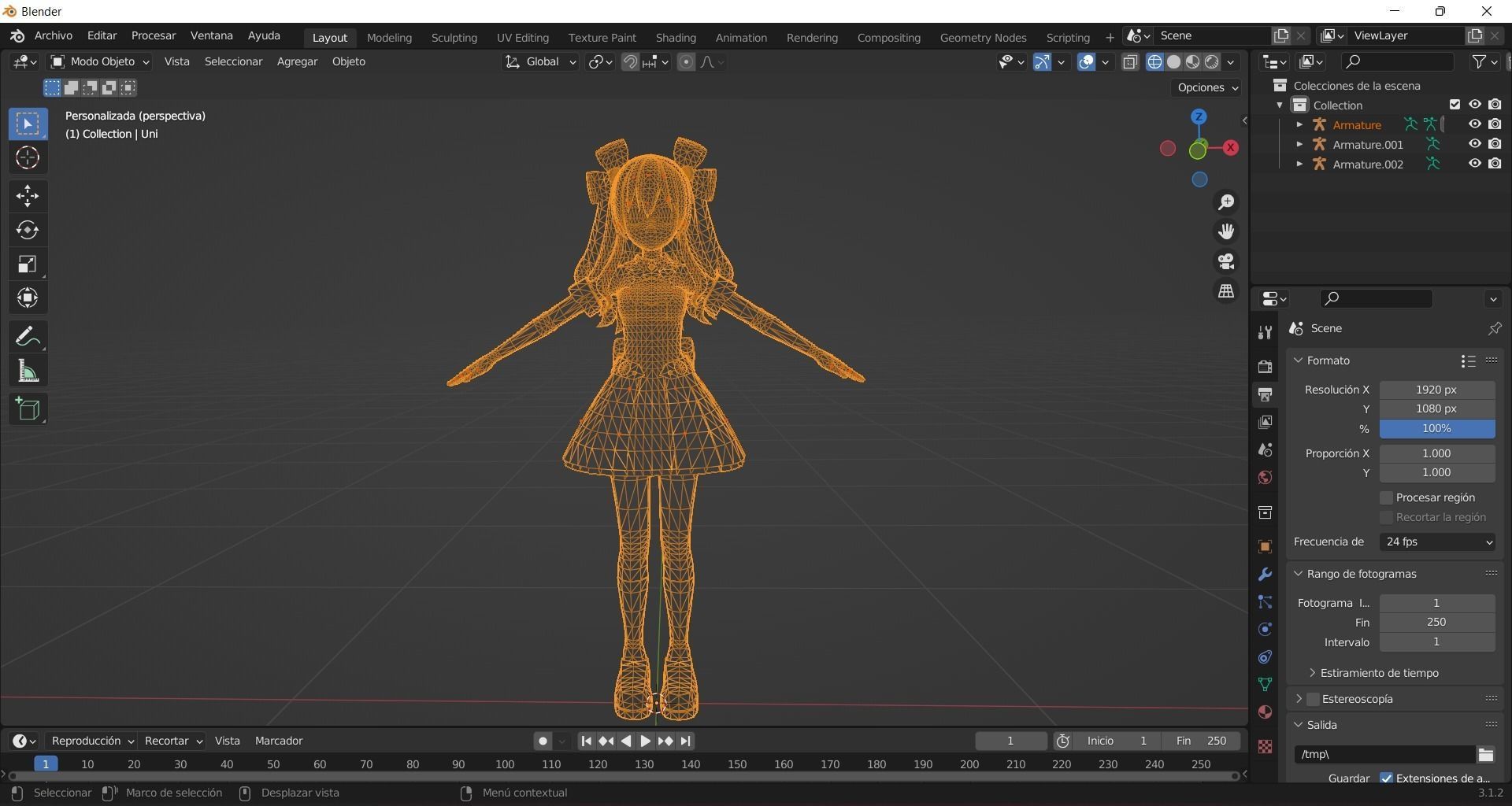 mega collection snow seven dwarves 3D model_5