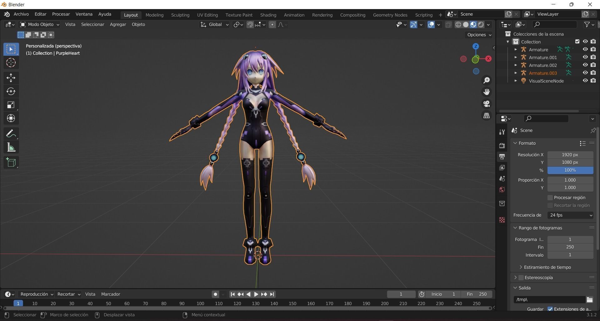 mega collection snow seven dwarves 3D model_9