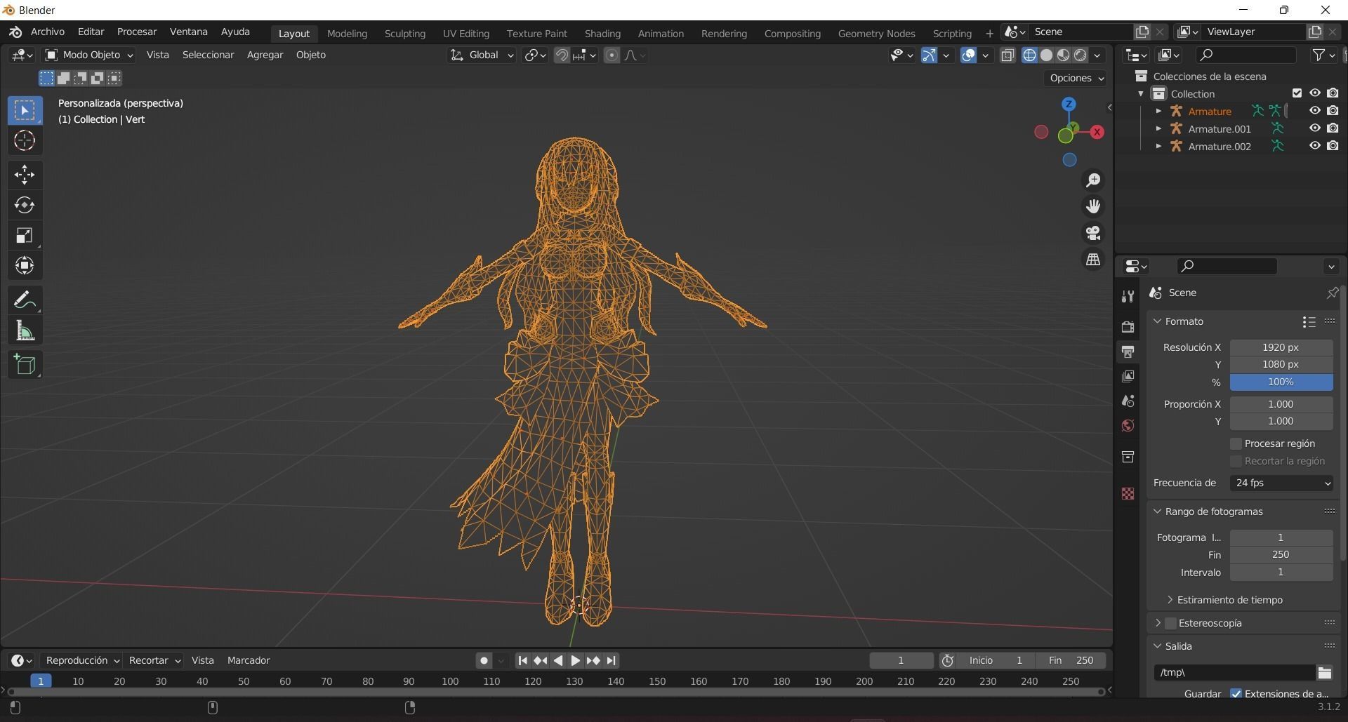 mega collection snow seven dwarves 3D model_3