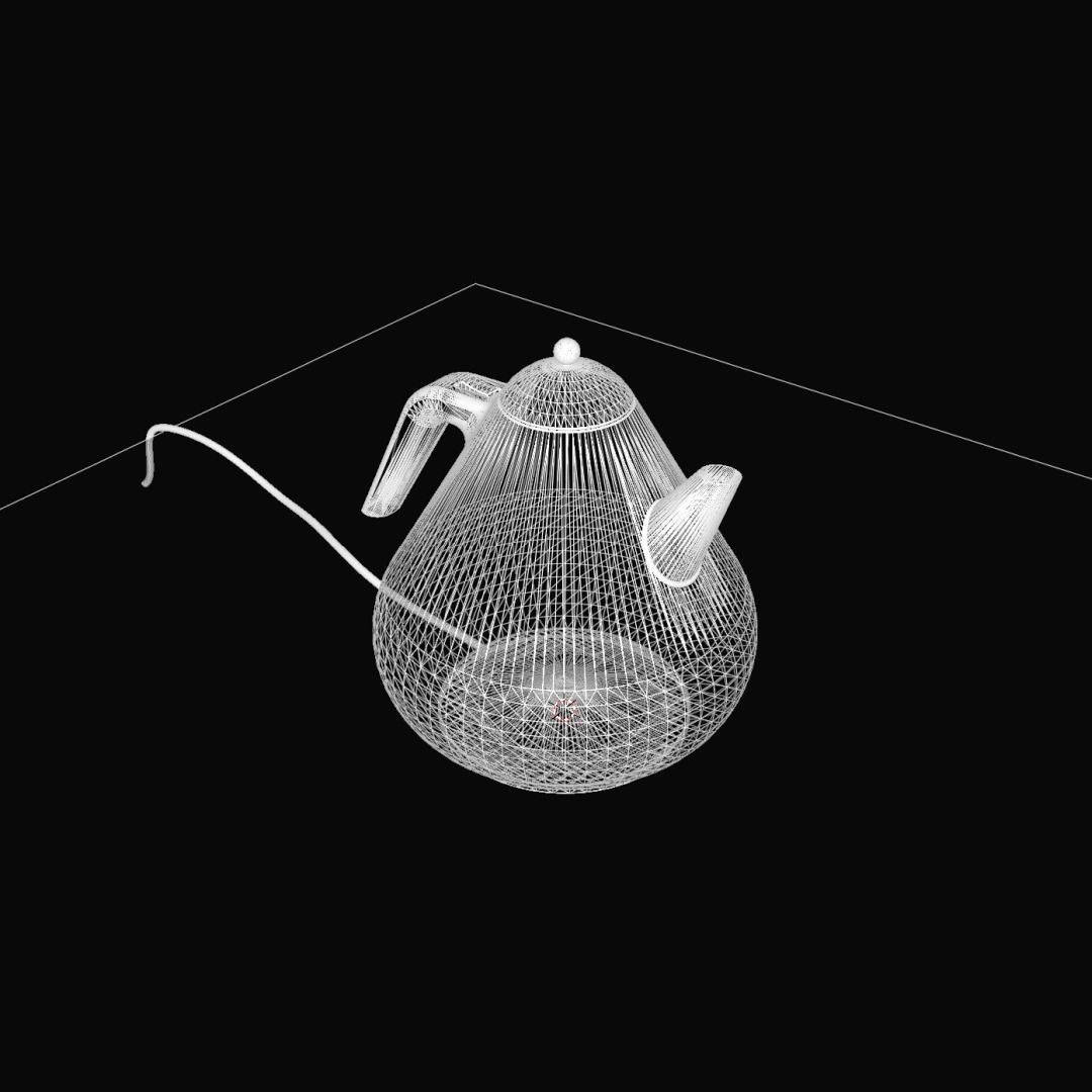 Electric kettle 3D model_1