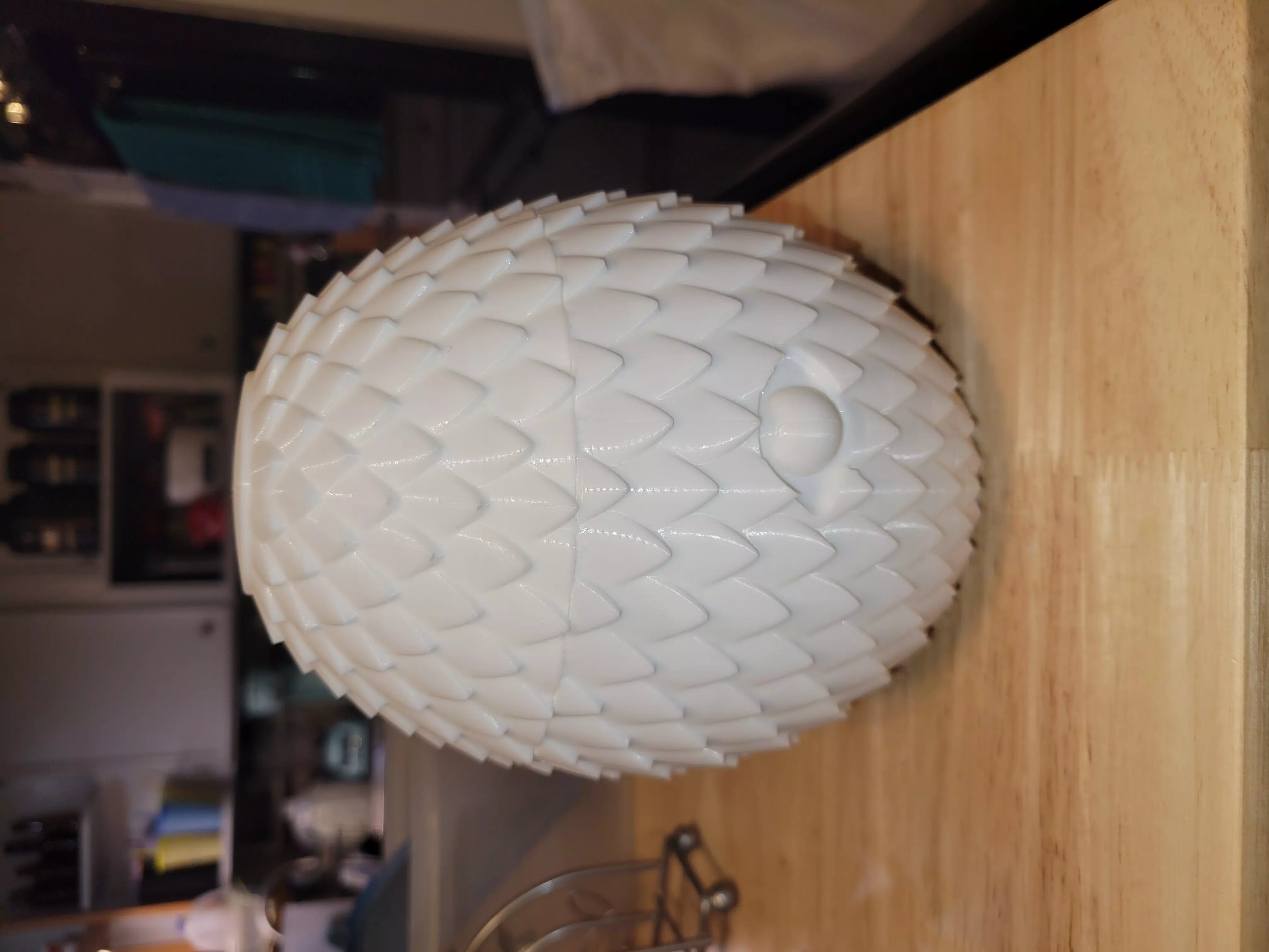 Egg Commander Deck Box with and without Eye 3D print model_0