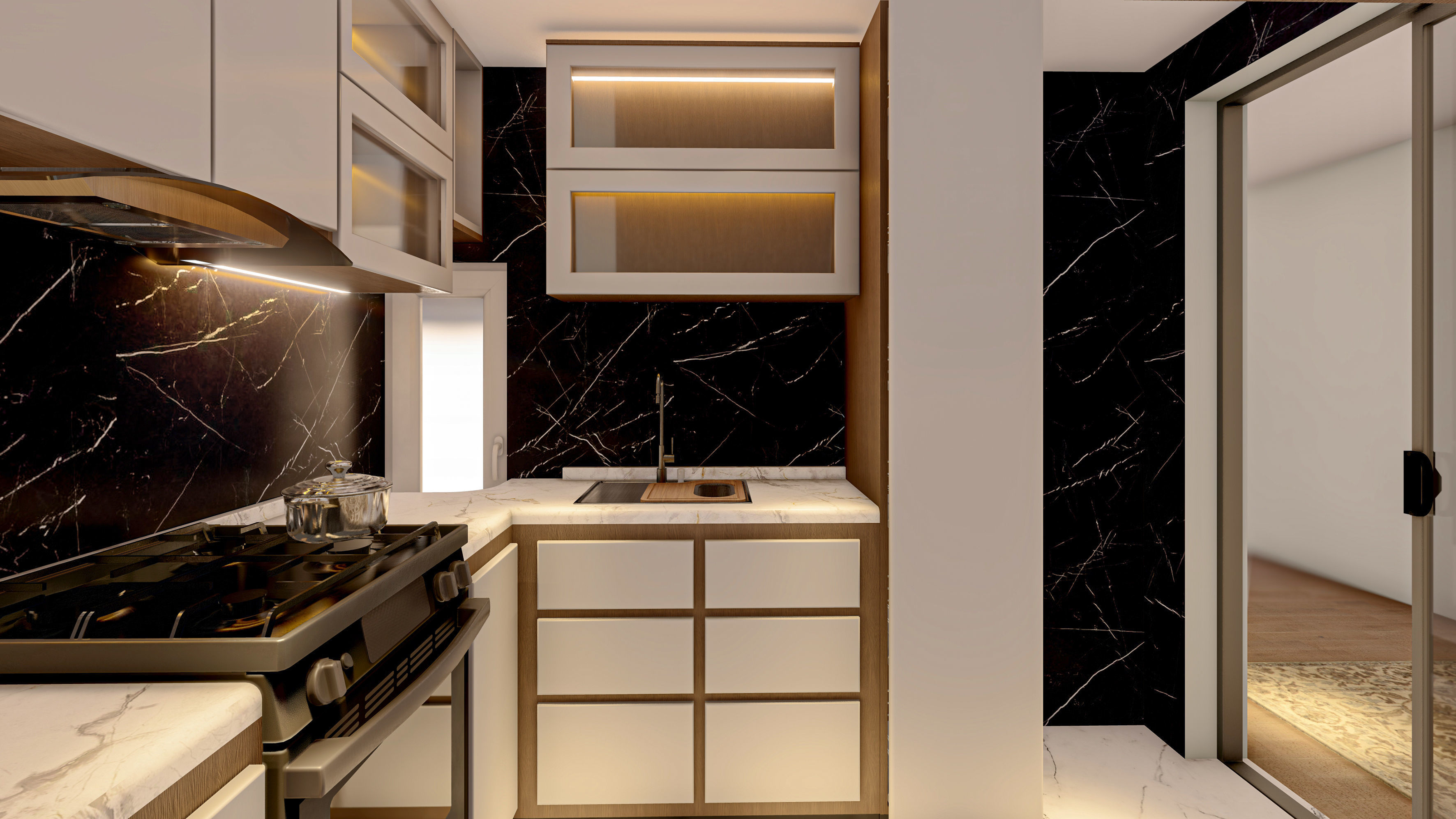 Small Kitchen SketchUp Model  3D model_2