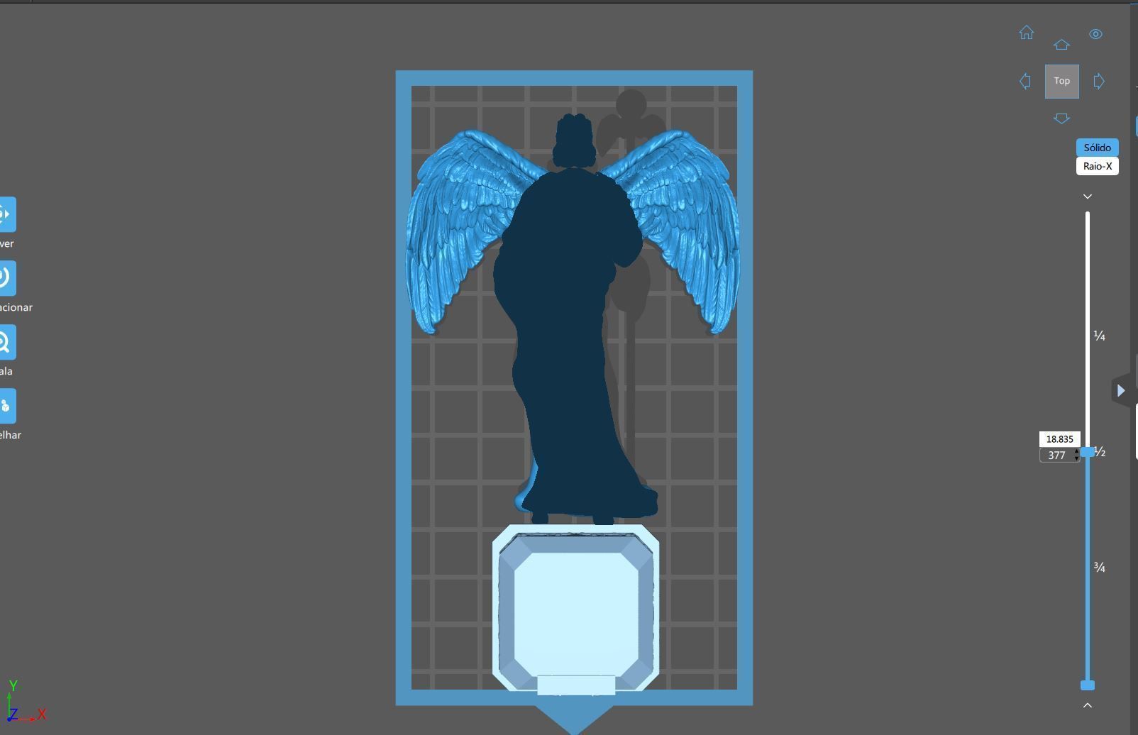 St Raphael Archangel 3D print model_9