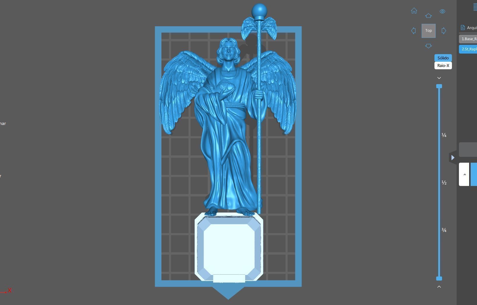 St Raphael Archangel 3D print model_12