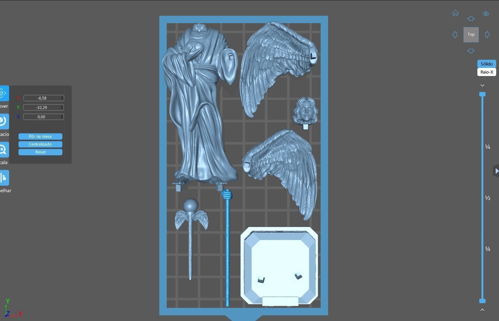 St Raphael Archangel 3D print model_10