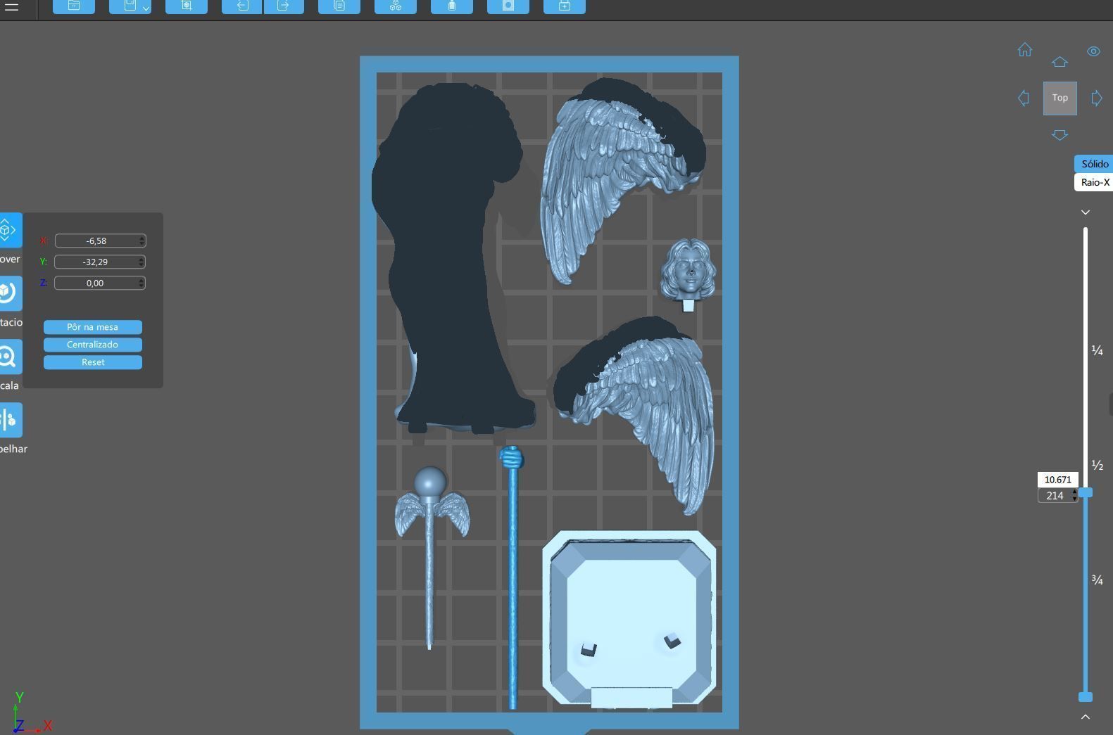 St Raphael Archangel 3D print model_11