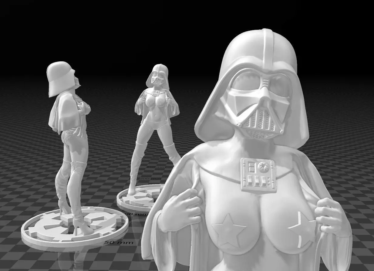 Lady Darth Vader 3D print model