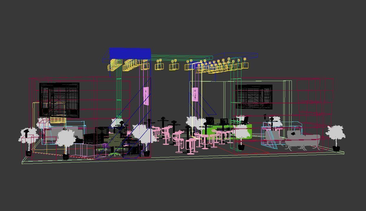 Exhibition Stand Design 00356 Low-poly 3D model_23