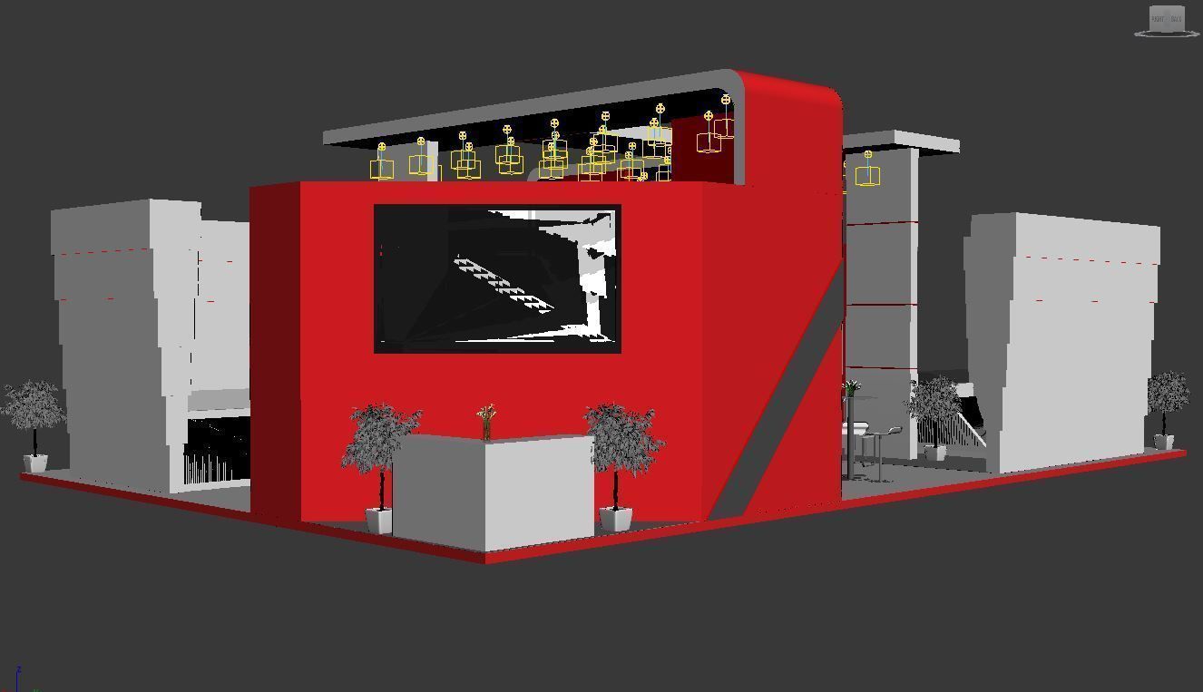 Exhibition Stand Design 00356 Low-poly 3D model_19