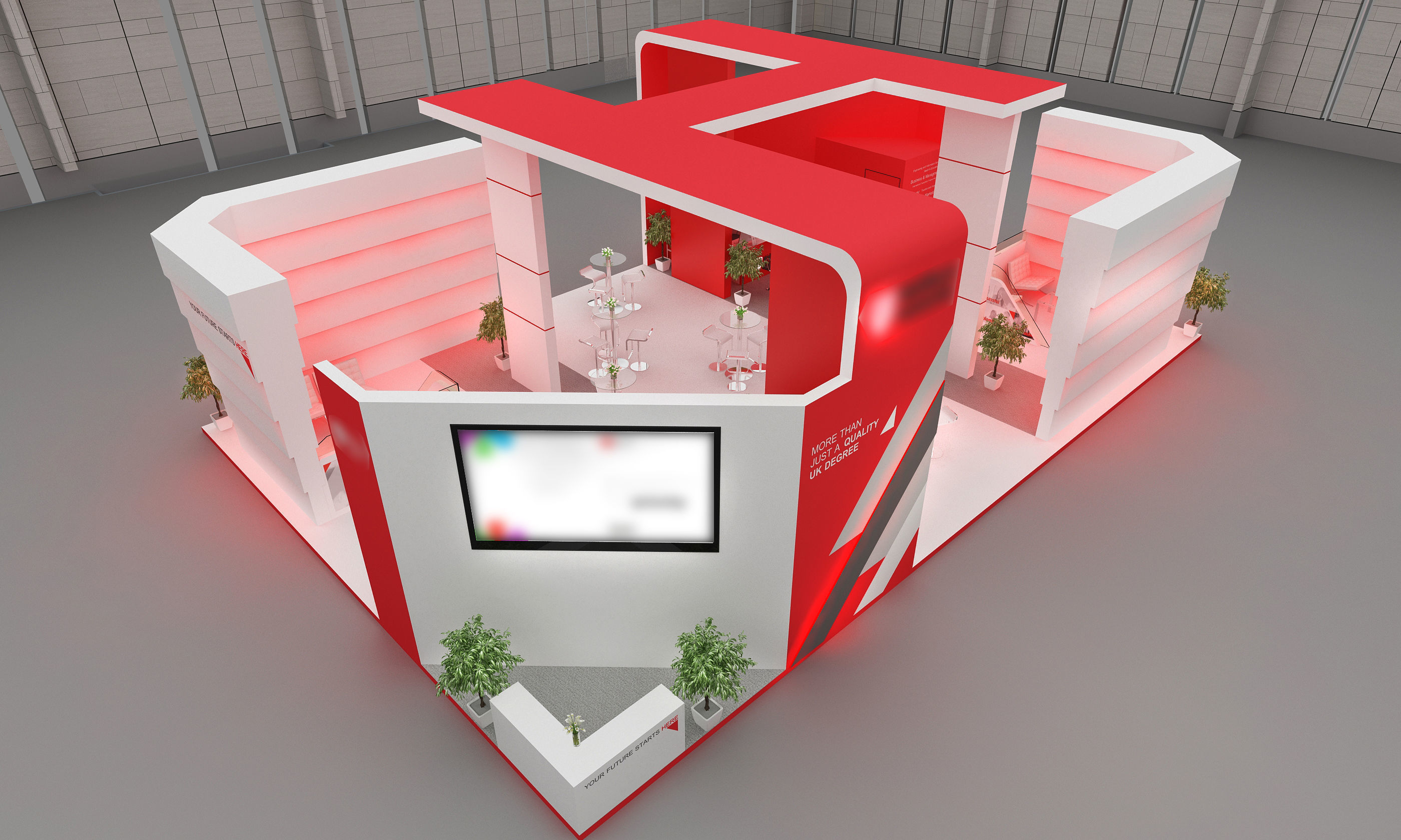 Exhibition Stand Design 00356 Low-poly 3D model_8