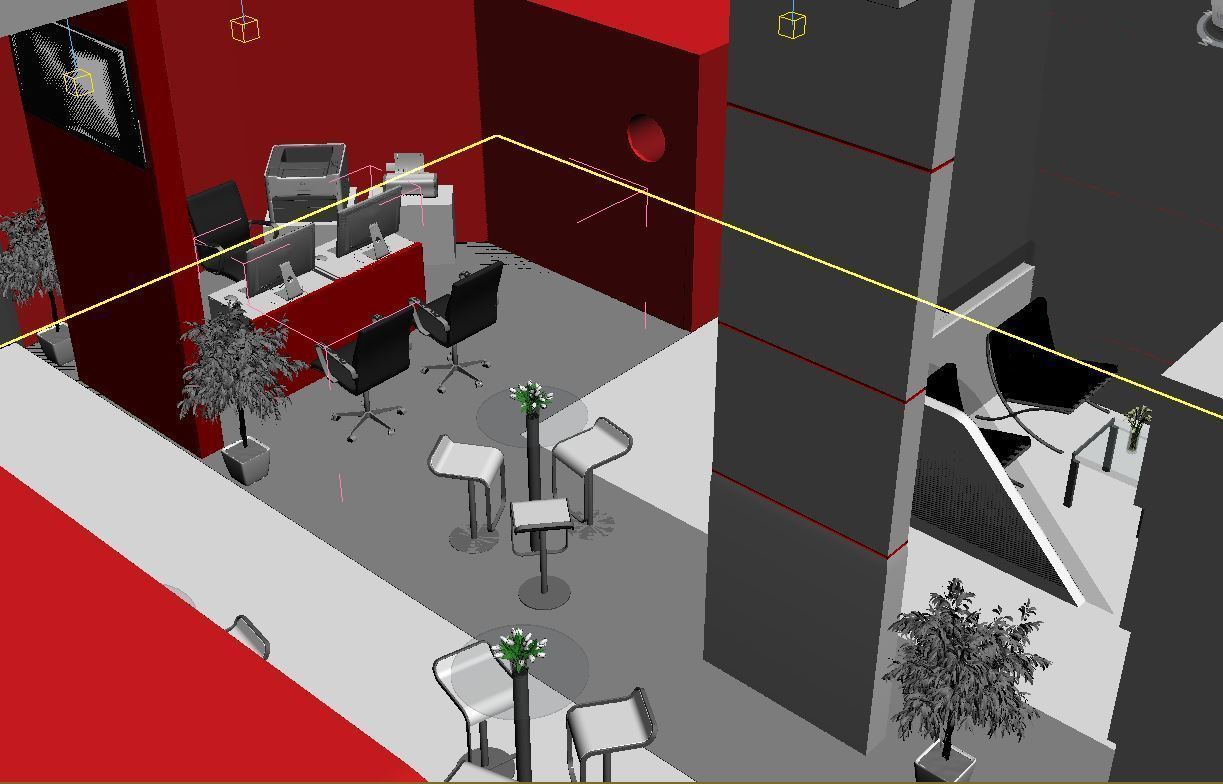 Exhibition Stand Design 00356 Low-poly 3D model_11