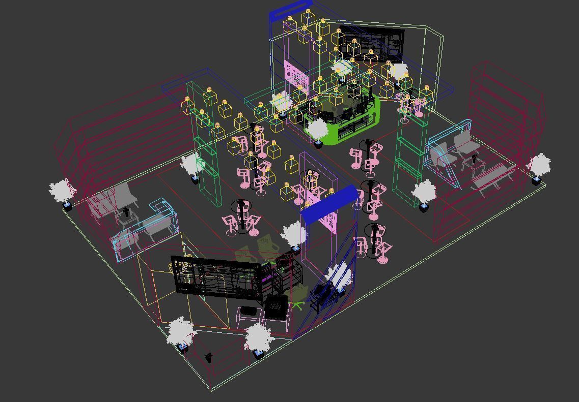 Exhibition Stand Design 00356 Low-poly 3D model_20