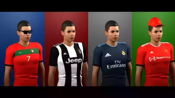 NFT Characters Cristiano Ronaldo - Create 500 NFT