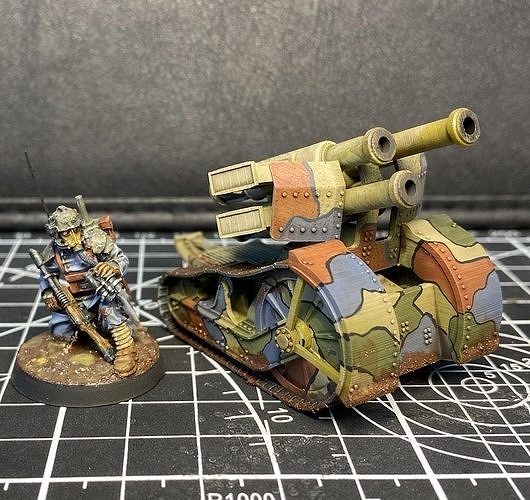 Renault Pattern Thump Gun 3D print model