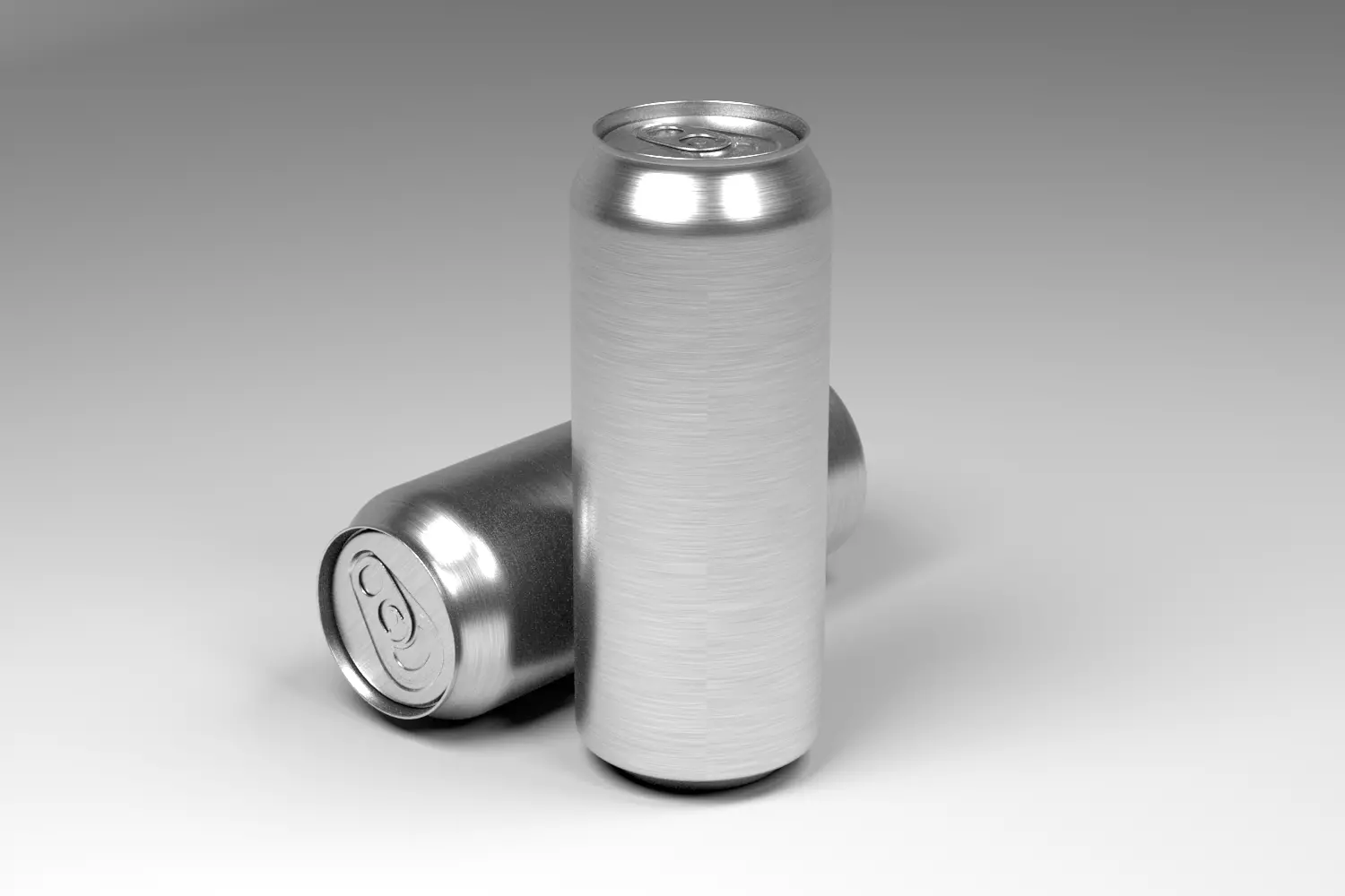 Aluminum soda big can 3D model  3D model_0