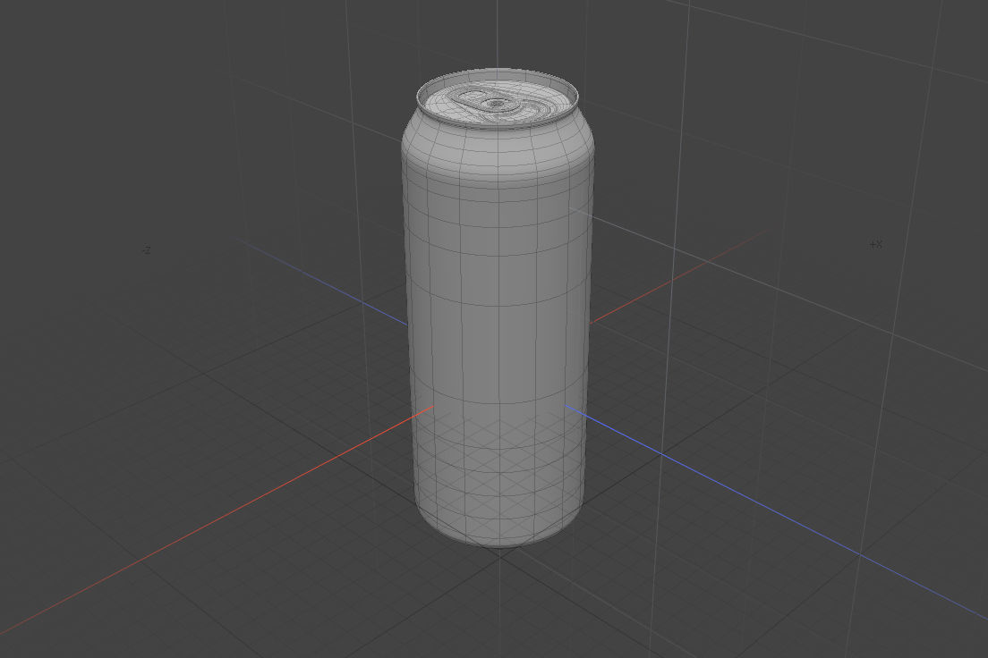 Aluminum soda big can 3D model  3D model_3