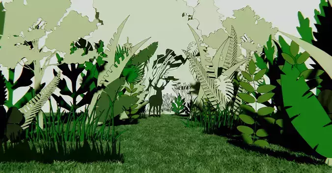 The jungle decoration