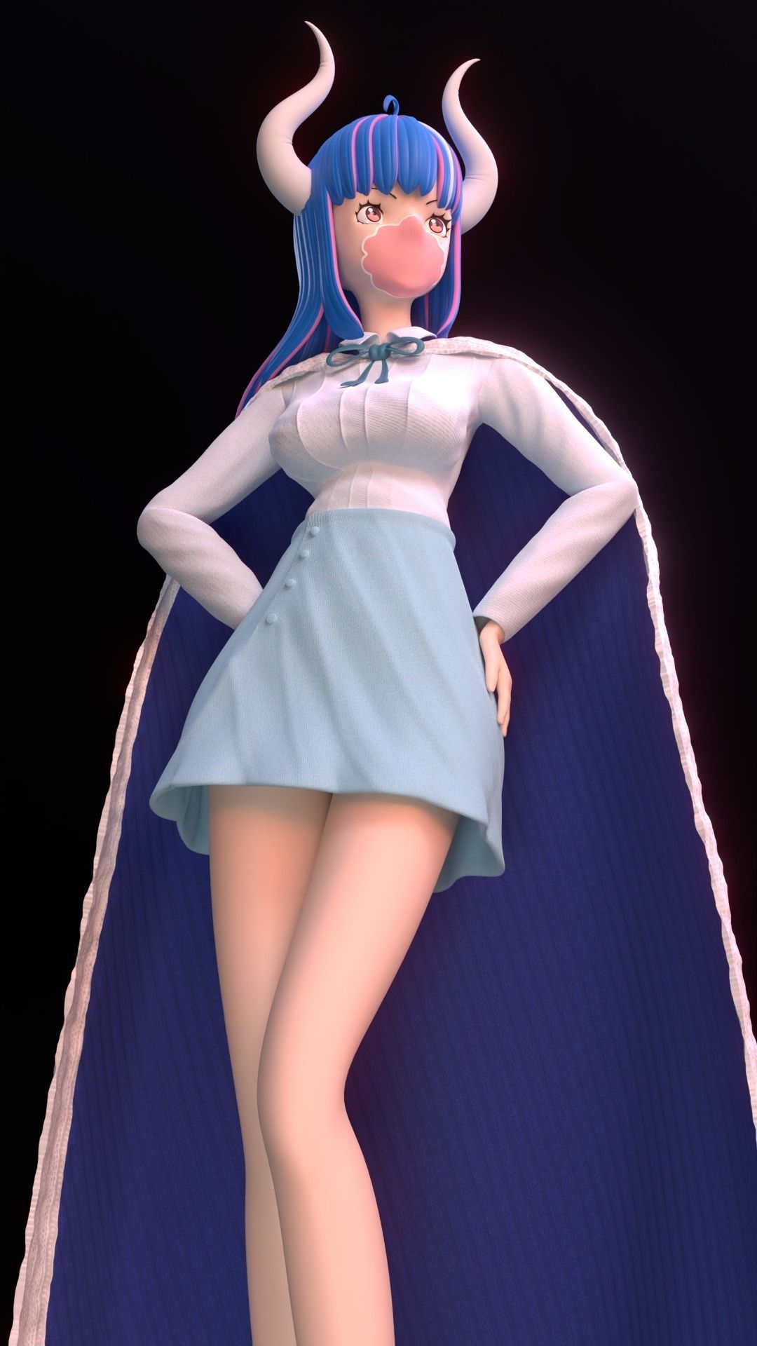 Ulti From One Piece Low-poly 3D model_4