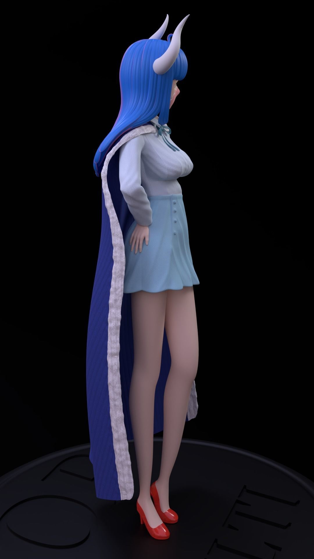 Ulti From One Piece Low-poly 3D model_2